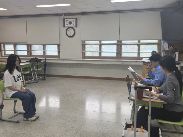 추석 연휴 기간에도 도내 고3 수험생들 지원을 위해 운영된 경북4부 학당. 경북도교육청 제공.
