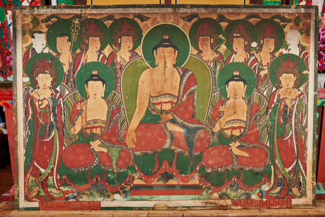 경북 의성군 사곡면 주월사 삼불회도. 의성군 제공