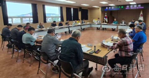 영창교 차량 전면 통제 계획 공개… 합천읍 이장회의