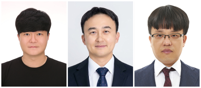 2026년 제36회 과학기술우수논문상을 수상한 (왼쪽부터) 계명대학교 의용공학과 이종하 교수, 산업공학과 정이훈 교수, 통계학과 김무섭 교수. 계명대 제공