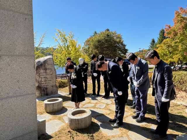 한국수자원공사(K-water) 안동권지사는 지난 2일 안동시 월영공원에서 지역 수자원 관계자 등 50여명이 참석한 가운데 