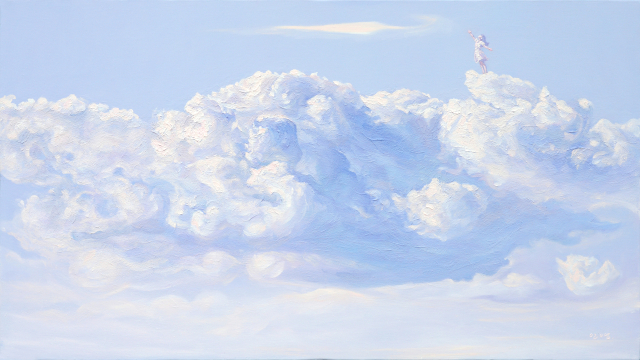 황인영, 구름산책, 45x80cm, Oil on canvas, 2026