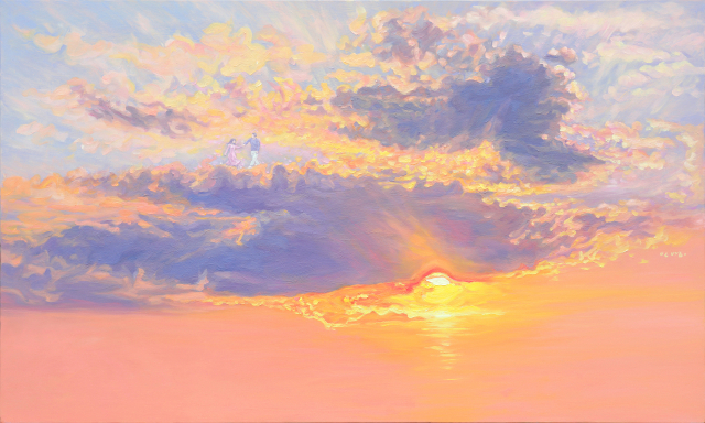 황인영, 구름산책, 60x100cm, Oil on canvas, 2026