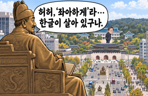 李, 한글날 앞 저희나라·대인배 지적하며 