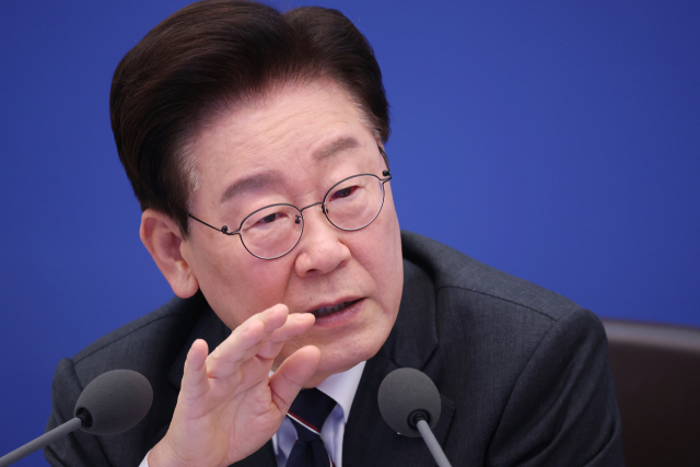 이재명 대통령이 6일 청와대에서 열린 국무회의에서 발언하고 있다. 연합뉴스