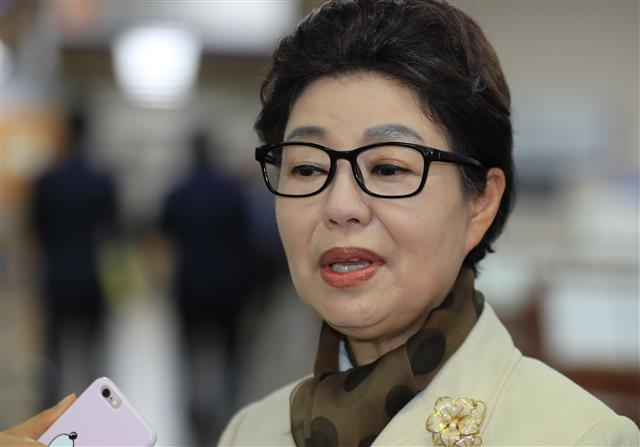 박근령 전 육영재단 이사장. 연합뉴스
