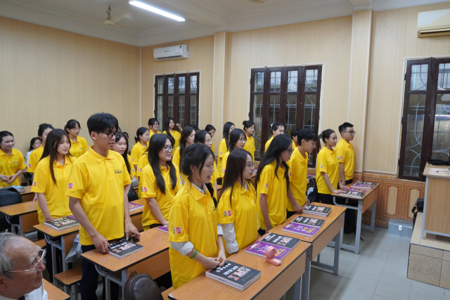 계명문화대학교는 지난 3일 베트남 하이퐁 마리퀴리 고등학교에서 개강한 