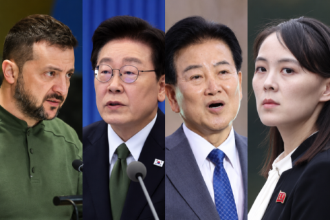 李정부, 우크라엔 '초강경' 北지뢰·조롱에는 침묵?…