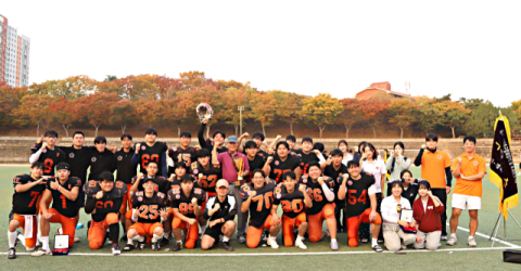 경북대, 대구경북 대학 미식축구 추계리그 우승 