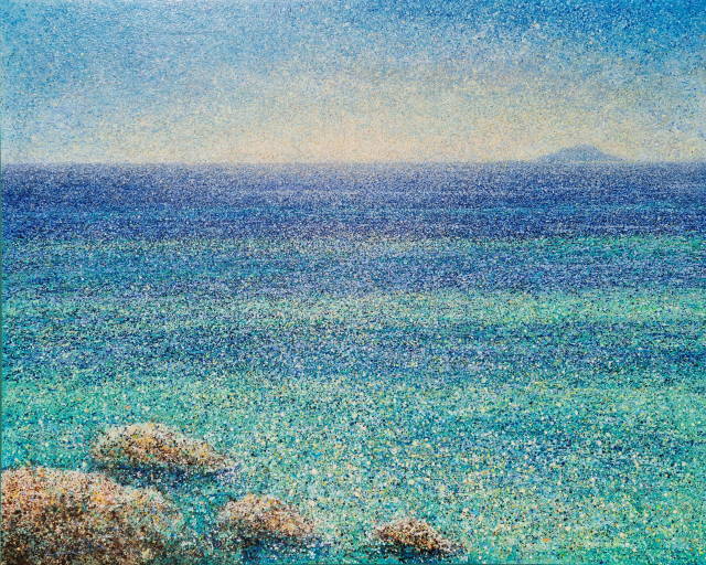 이은옥, 머무는 바다, 162.2x130.3cm, Acrylic on canvas, 2026