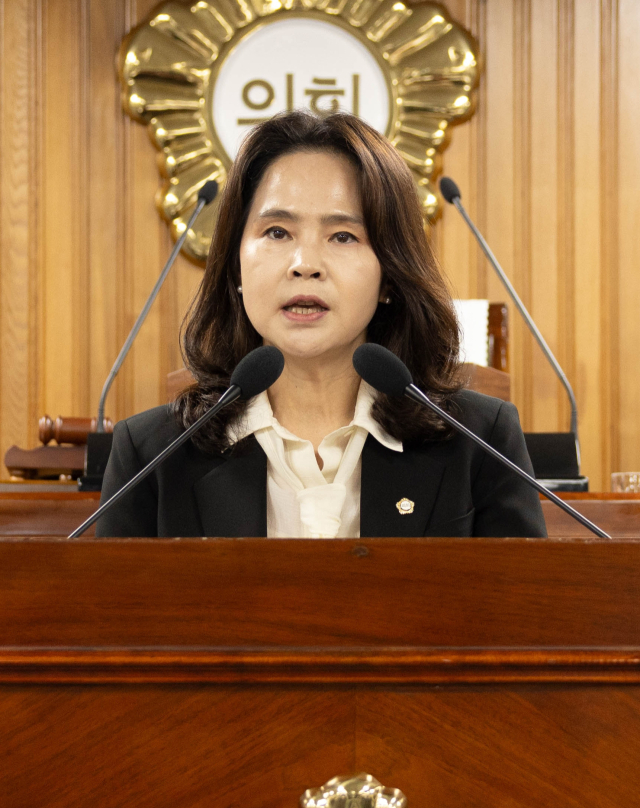 조현숙 영주시의원 5분 자유발언 통해 
