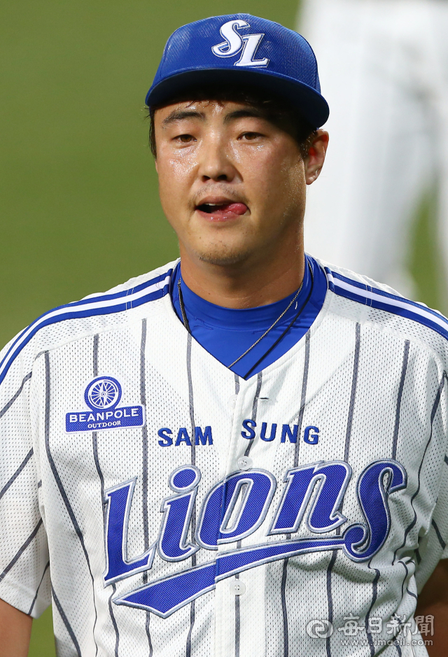 전 프로야구 삼성 라이온즈 투수 안지만. 매일신문DB