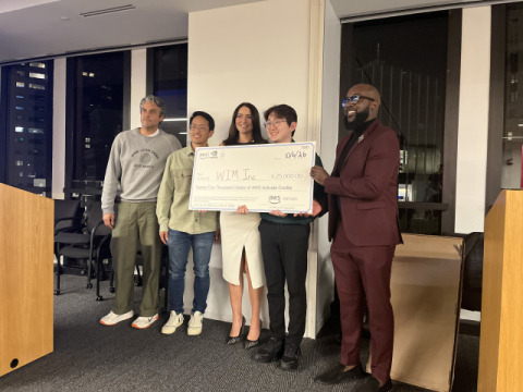 경북대기술지주 투자기업 윔, AWS·엔비디아 AI 경진대회 1위