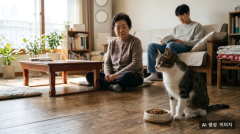 고양이 60% 자율배식 비만 경고…갈비뼈로 보는 BCS 9단계