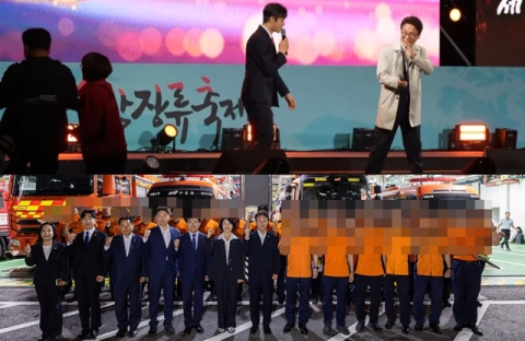 가수 무대 끊은 '정치인 의전' 논란…3주 전 김민석의 '새벽 방문 소방서' [시사뒷담]