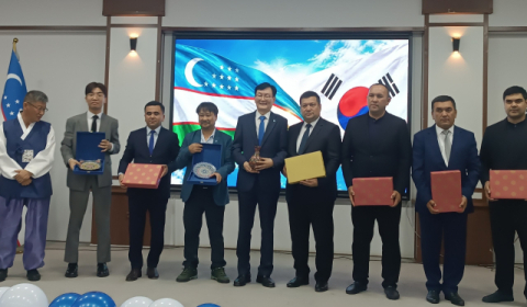 우즈벡 나망간기술대 '세종학당' 개원… 국립경국대, 유학생 유치 가교 구축