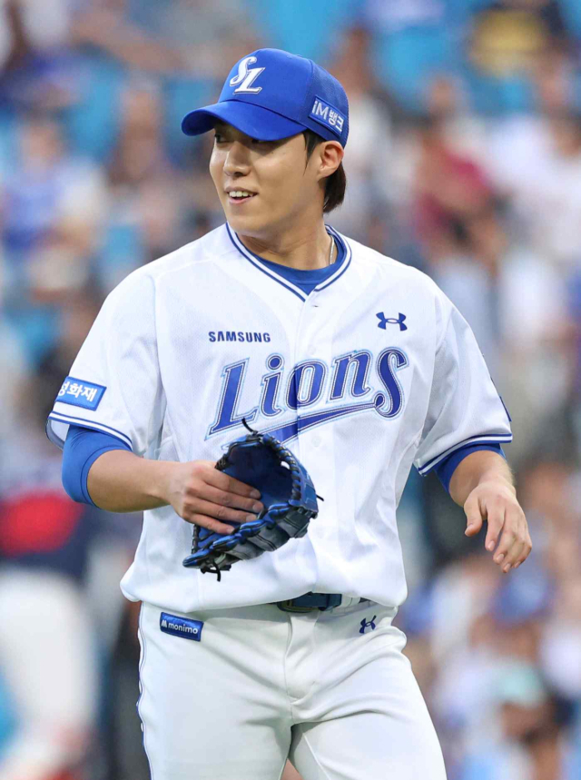 삼성 라이온즈의 원태인. 삼성 제공