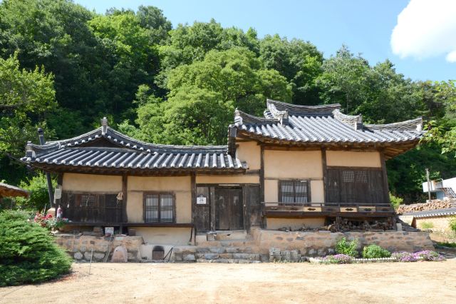 국가민속문화유산 청송 사남고택 (泗南古宅)의 화재 전 모습. 청송군 제공