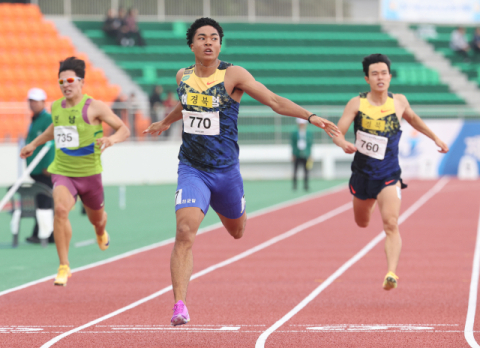 [전국체전] 경북 나마디 조엘진, 200m도 대회신 세우며 1위