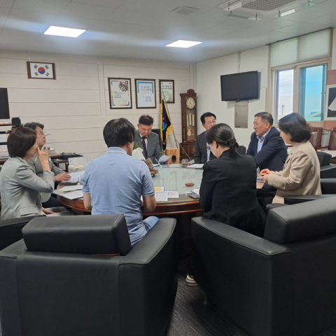 창녕교육지원청, 도의원 초청 내년도 예산 사전설명회