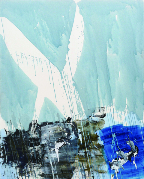 곽훈, Halaayt, 162x130cm, Acrylic on canvas, 2025. 피앤씨갤러리
