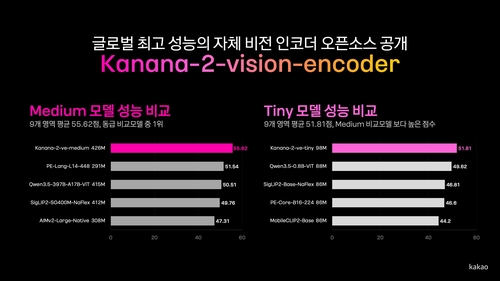 카카오가 21일 자체 개발한 비전 인코더 