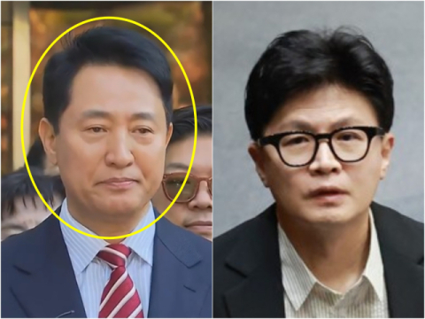 2심 무죄에 오세훈 '울먹'이자…한동훈이 SNS에 남긴 '두 문장' 