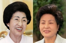 이희호 여사, 권양숙 여사. 연합뉴스, 매일신문DB