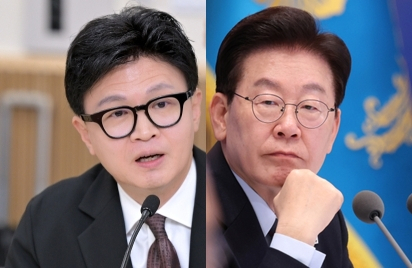 한동훈 무소속 국회의원, 이재명 대통령. 연합뉴스