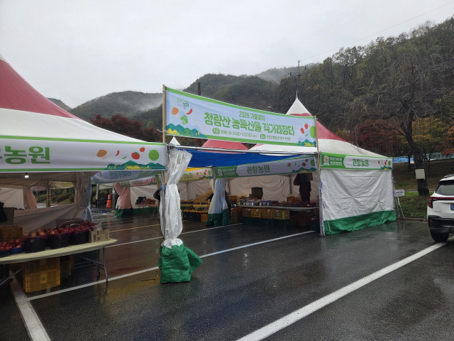 봉화군은 지난 24일부터 오는 11월 22일까지 총 30일간 청량산 종합상가지구 주차장 일원에서 