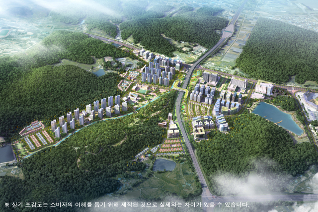 대구 연호지구 조감도. 한국토지주택공사 대구경북지역본부 제공