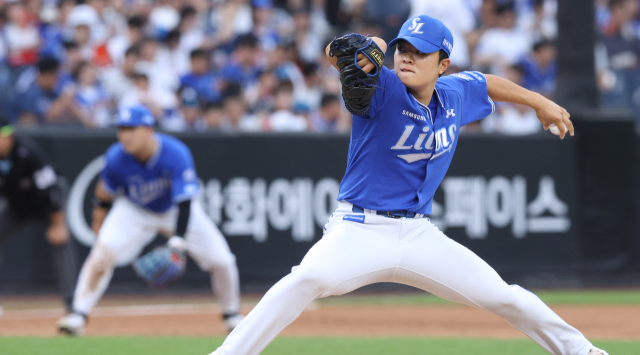 삼성 불펜 핵 이승민, 큰 경기 KIA전 뒷문 맡았다