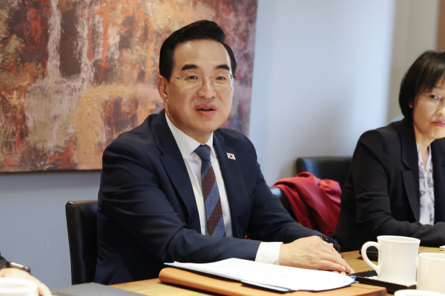 박홍근 기획예산처 장관이 26일 서울 중구 컨퍼런스하우스 달개비에서 열린 