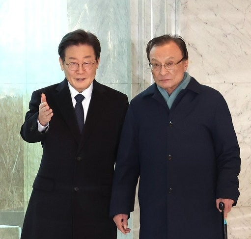 이재명, 이해찬. 연합뉴스