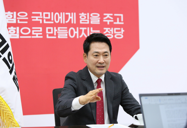 장동혁 국민의힘이 27일 매일신문과의 인터뷰에서 자신의 소신과 생각을 가감없이 이야기하고 있다. 이무성 객원기자