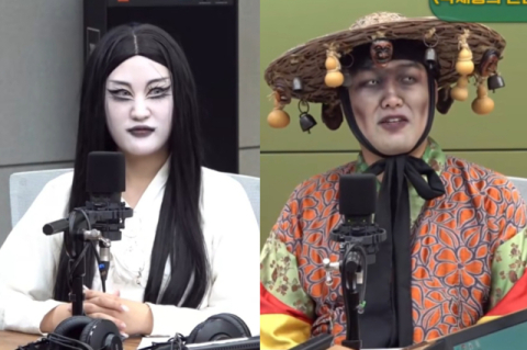 아이 혼내던 민속촌 귀신, 아빠도 잡네…